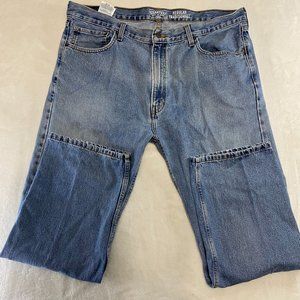 Signature Levi Strauss Mens Light Wash Regular Fit Denim Jeans Size 40x29